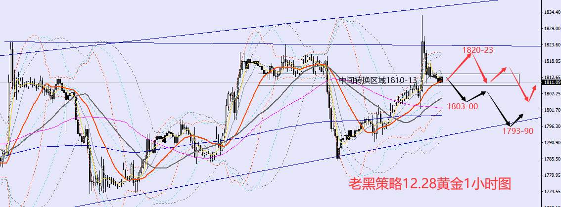 老黑策略：12.28外汇、黄金、原油分析策略