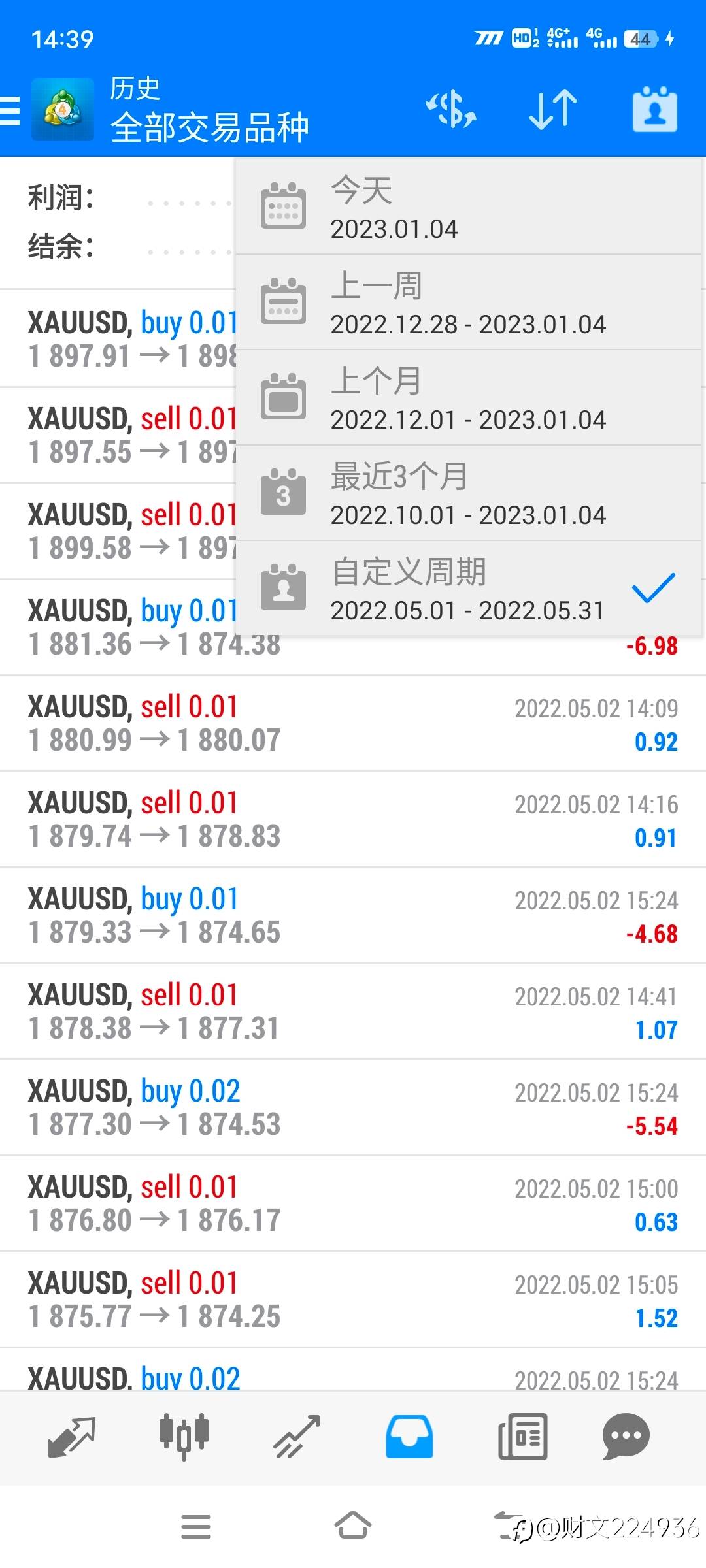 5月量化的数据