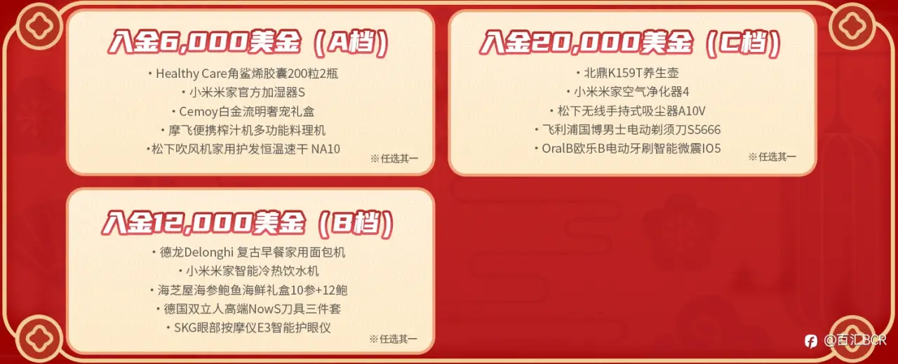 入金送礼活动火爆延续！新春来领足金利是！