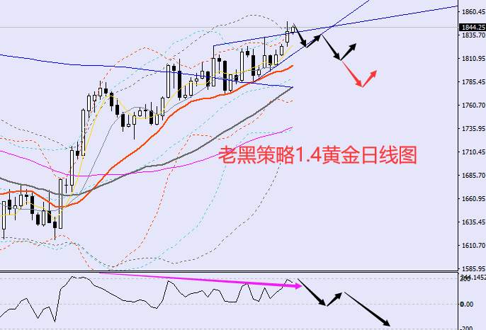 老黑策略：1.4外汇、黄金、原油分析策略