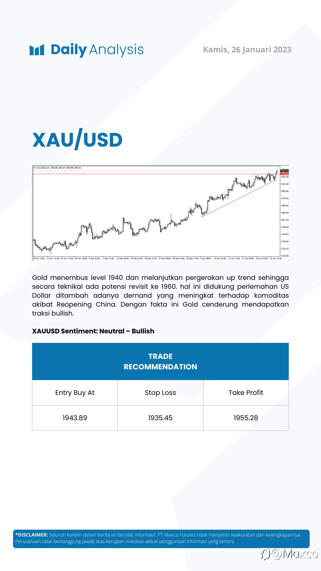 Daily Analysis 26/1