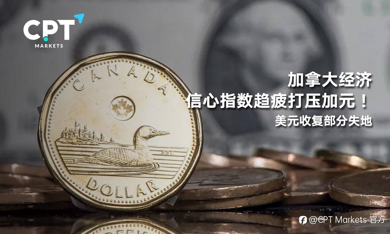 CPT Markets：加拿大经济信心指数趋疲打压加元！美元收复部分失地