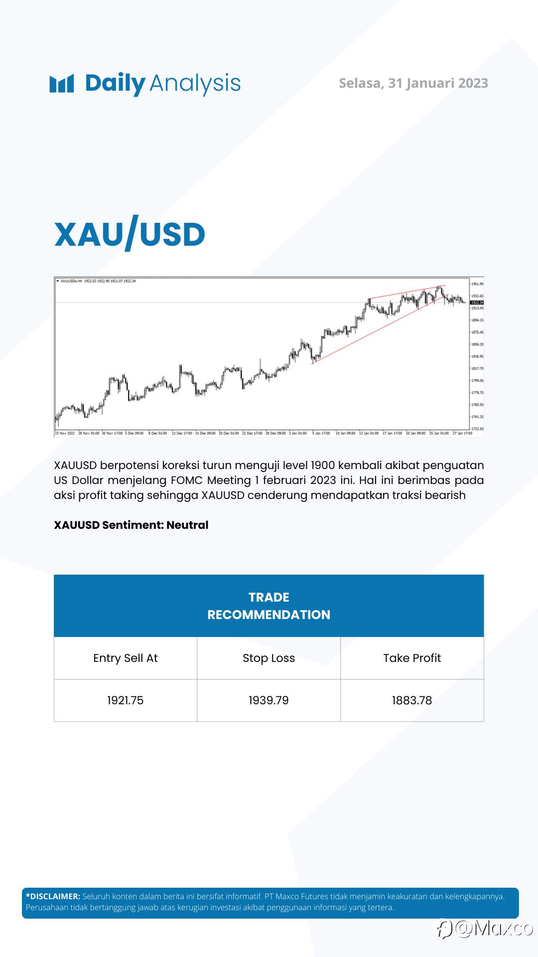 Daily Analysis 31/1