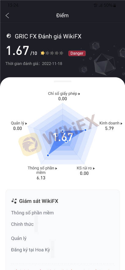 Sàn GICC FX đổi tên thành sàn GRIC FX để tiếp tục hành vi lừa đảo nhà đầu tư Forex - WikiFX Cảnh báo