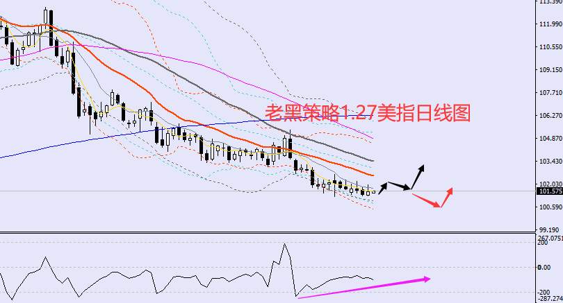 老黑策略：​1.27外汇、黄金、原油分析策略