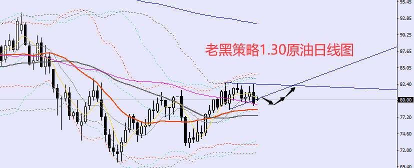 老黑策略：1.30外汇、黄金、原油分析策略