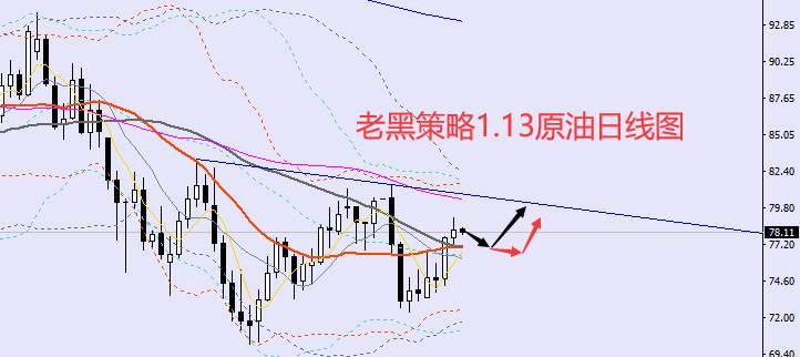 老黑策略：1.13外汇、黄金、原油分析策略