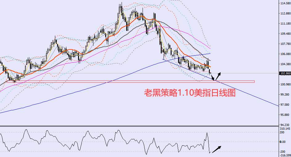 老黑策略：1.10外汇、黄金、原油分析策略