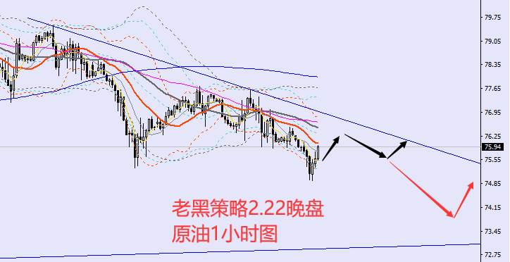 老黑策略：2.22晚盘外汇、黄金、原油分析策略