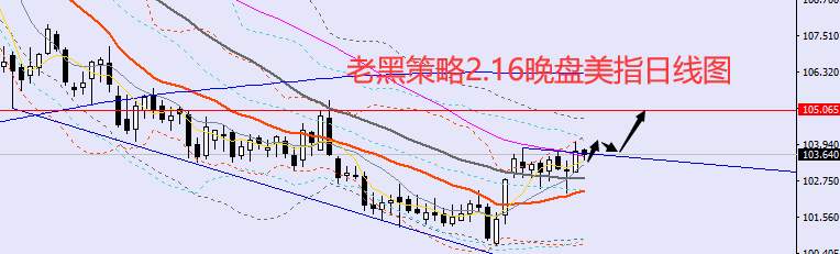 老黑策略：2.16晚盘外汇、黄金、原油分析策略