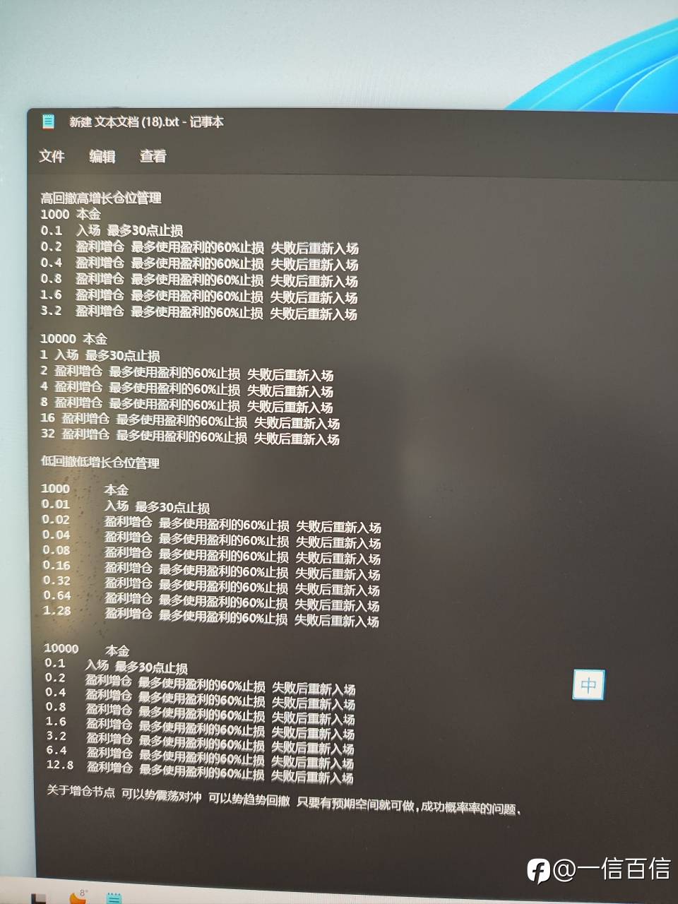 仓位管理与风险控制