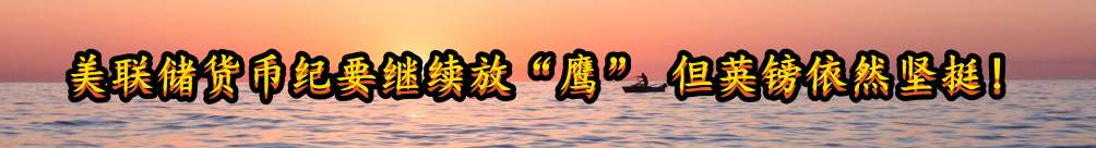 美联储货币纪要继续放“鹰” 但英镑依然坚挺！