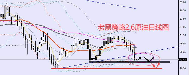 老黑策略：​2.6外汇、黄金、原油分析策略