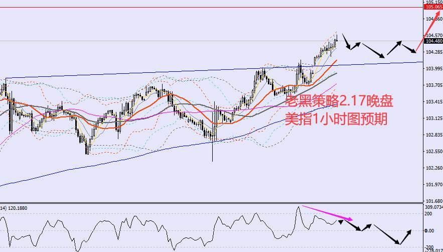 老黑策略：2.17晚盘外汇、黄金、原油分析策略