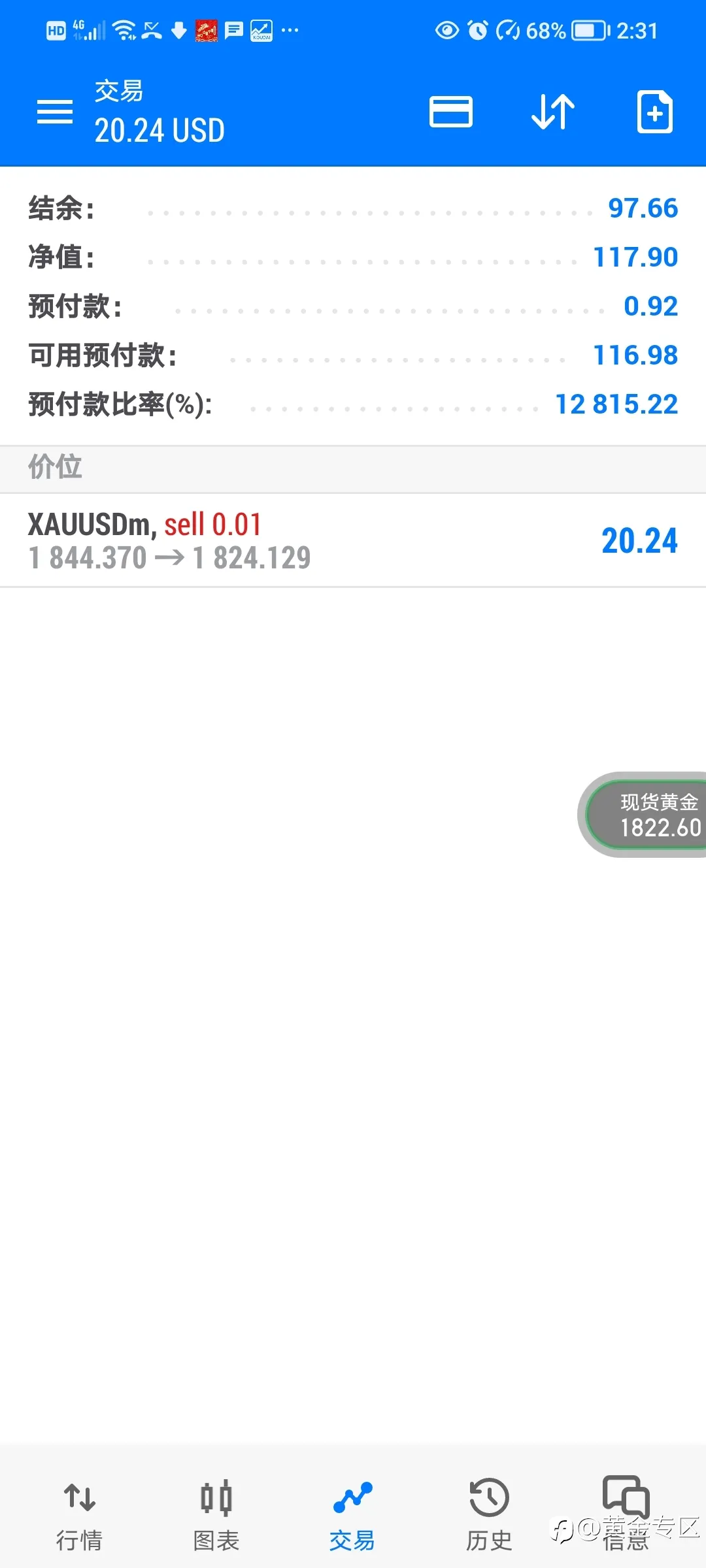 下0.01不小心下了1手，结果