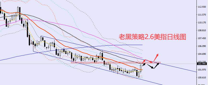 老黑策略：​2.6外汇、黄金、原油分析策略