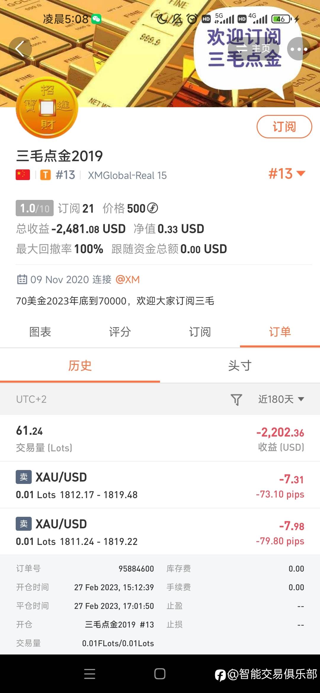 三毛爆仓日志5(2023.2.27日)