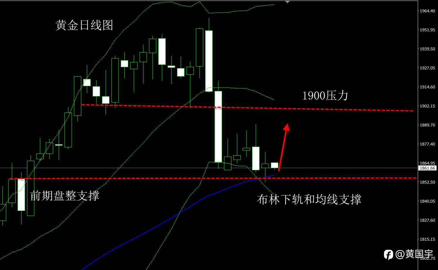 黄国宇：周二CPI将打开日线震荡格局