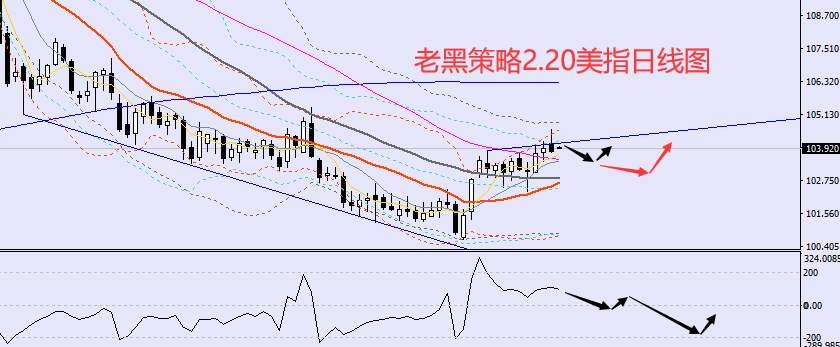 老黑策略：2.20外汇、黄金、原油分析策略