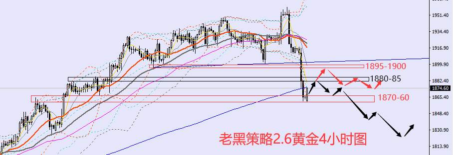 老黑策略：​2.6外汇、黄金、原油分析策略