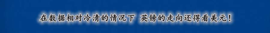 在数据相对冷清的情况下 英镑的走向还得看美元！
