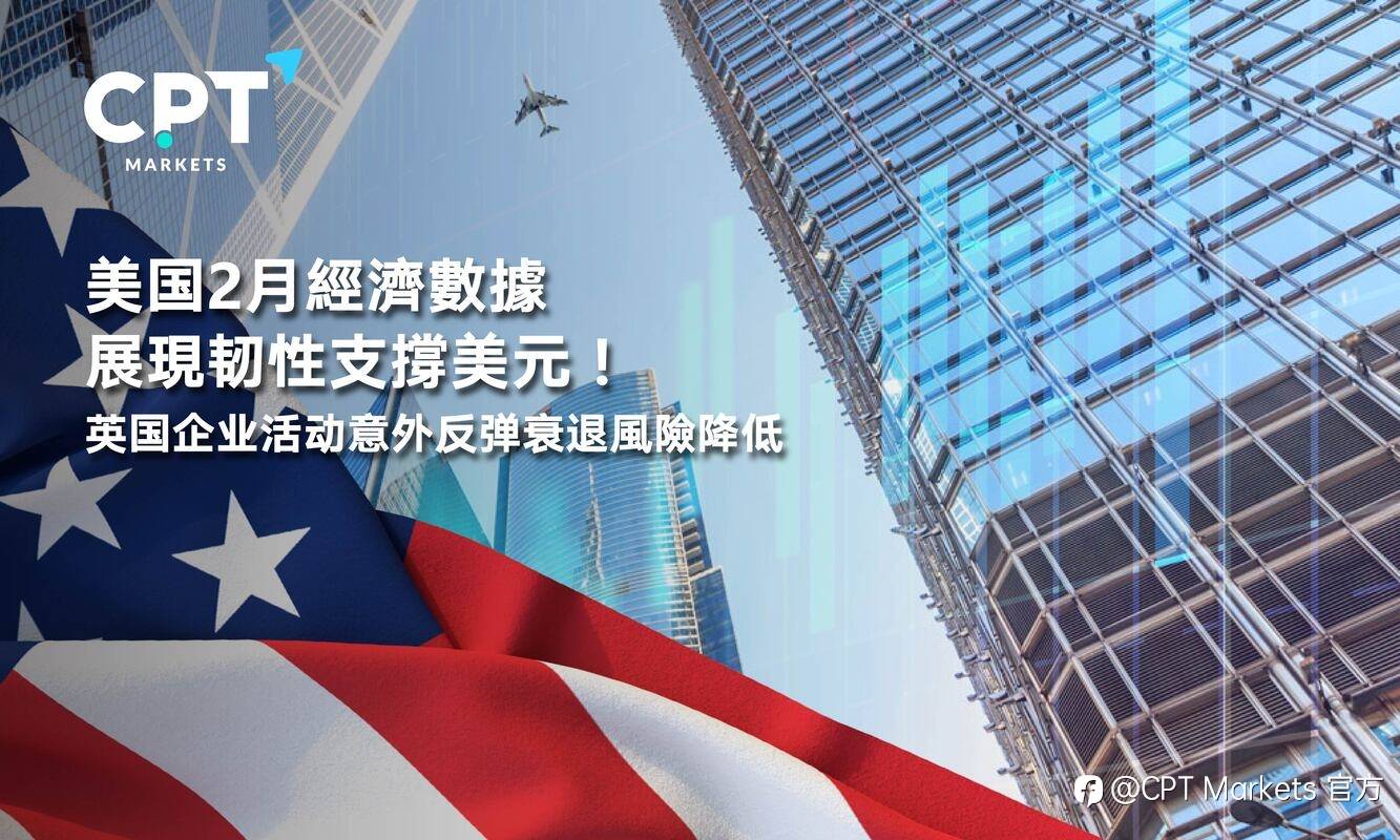 CPT Markets：美国2月经济数据展现韧性支撑美元！英国企业活动意外反弹衰退风险降低