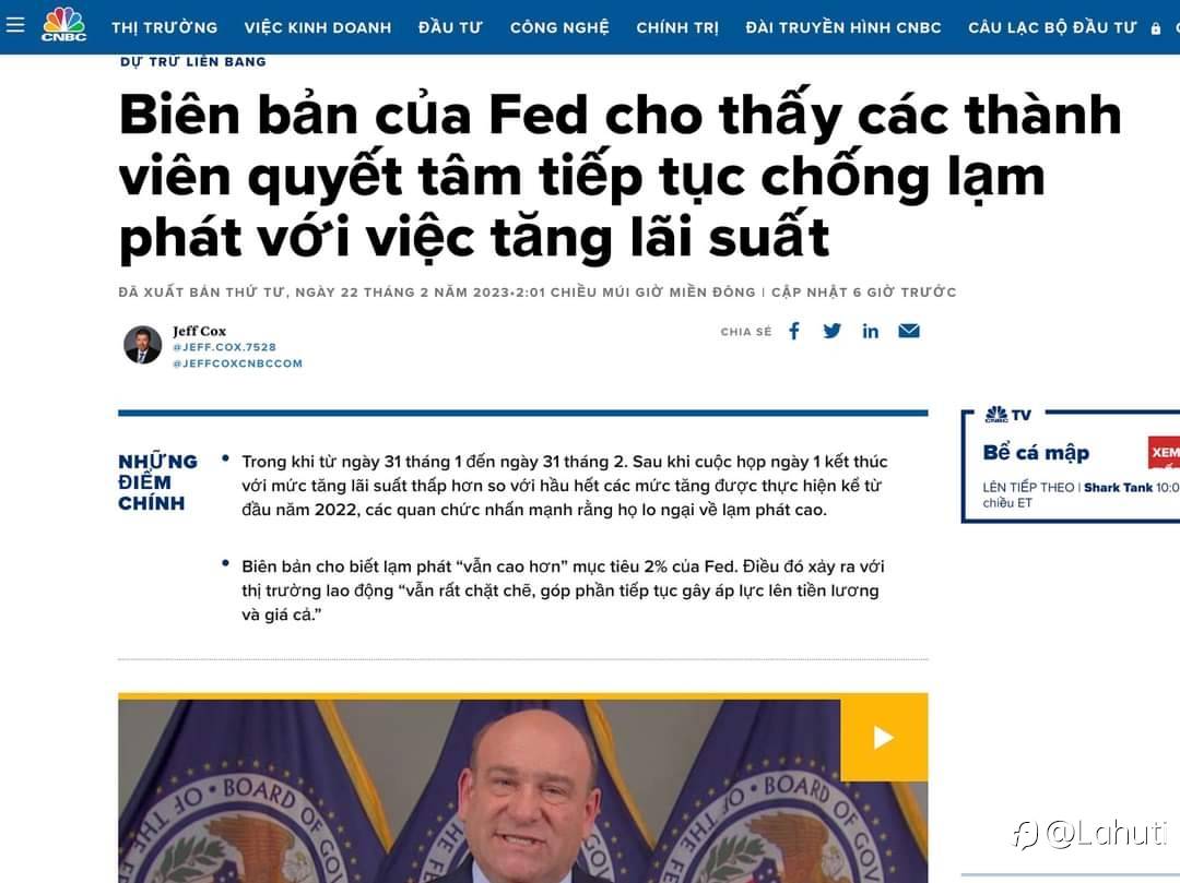 FED HỌP 23/2/23
