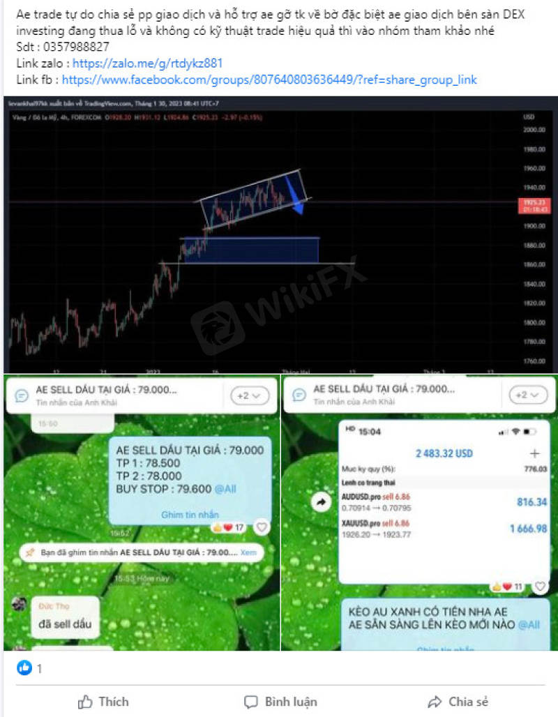 Sàn Dex Investing xuất hiện nhiều dấu hiệu Scam đáng ngờ - WikiFX Cảnh báo lừa đảo