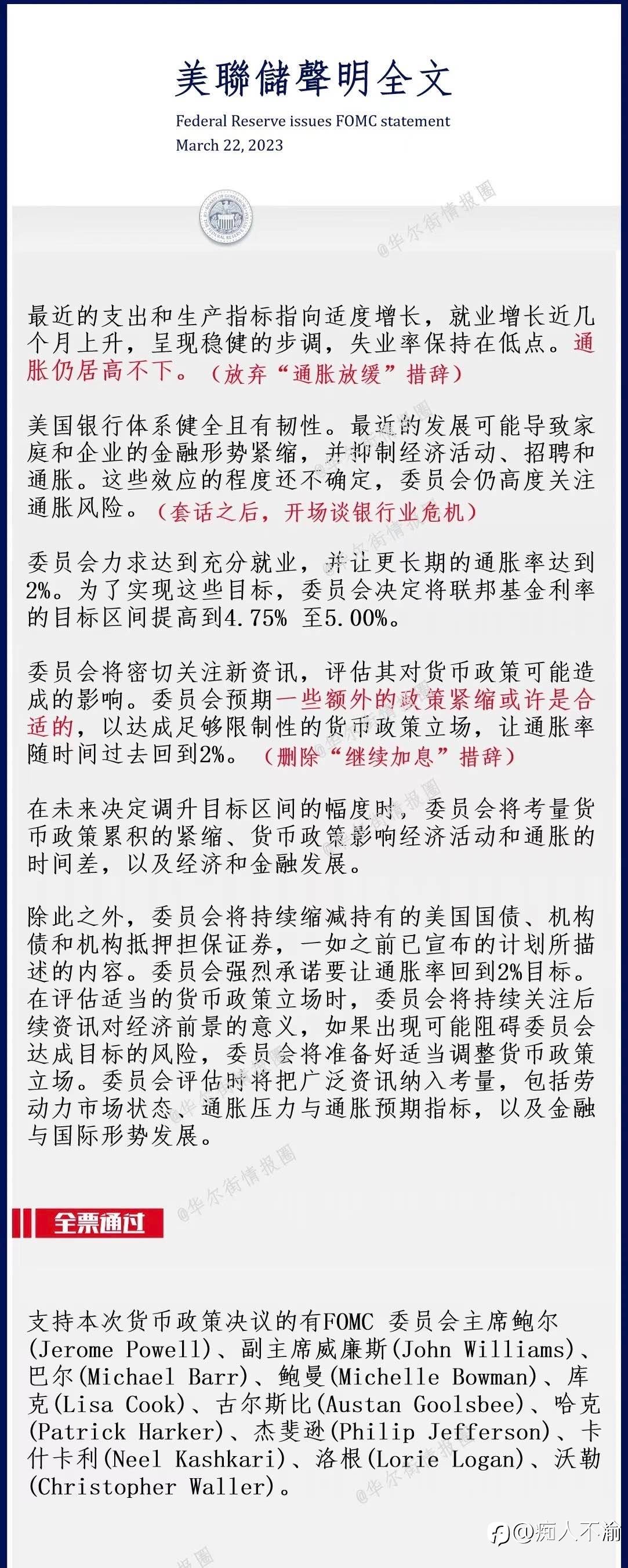凌晨，美联储用一天告别一年