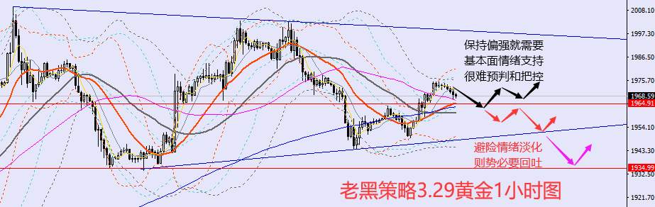 老黑策略：3.29外汇、黄金、原油分析策略