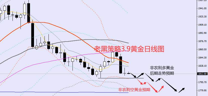老黑策略：3.9外汇、黄金、原油分析策略