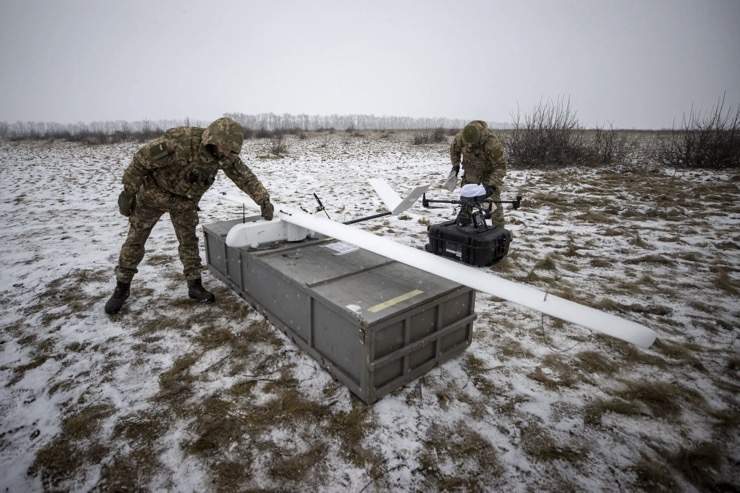 Hình ảnh UAV lạ rơi xuống thành phố Nga giáp biên giới Ukraine