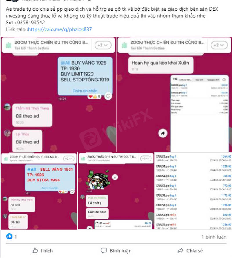 Sàn Dex Investing xuất hiện nhiều dấu hiệu Scam đáng ngờ - WikiFX Cảnh báo lừa đảo