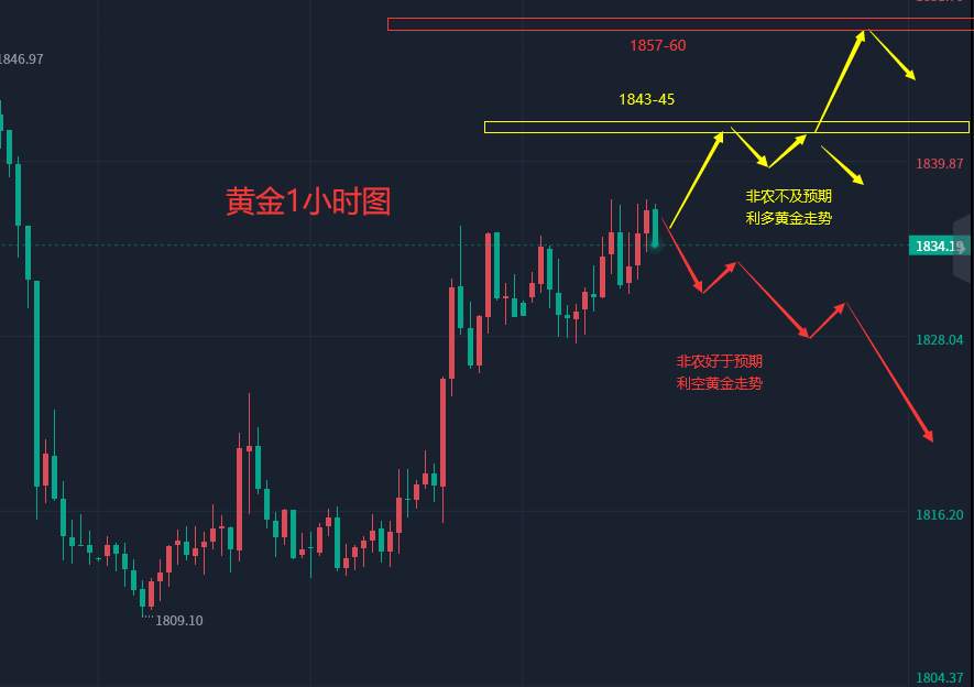张轩昊：3.10晚盘非农行情预期及分析策略