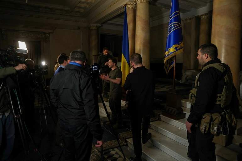 Tiết lộ những ngày trú ẩn trong boongke bí mật dưới lòng Kiev của ông Zelensky