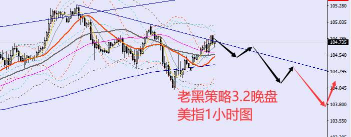 老黑策略：3.2晚盘外汇、黄金、原油分析策略