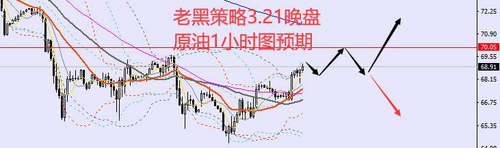 老黑策略：3.21晚盘外汇、黄金、原油分析策略