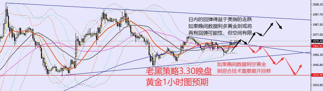 老黑策略：3.30晚盘外汇、黄金、原油分析策略