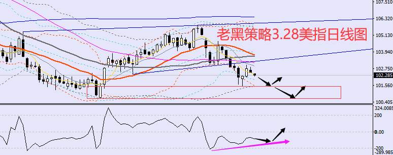 老黑策略：​3.28外汇、黄金、原油分析策略