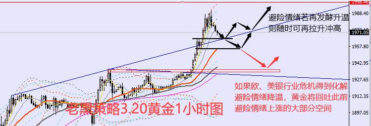 老黑策略：3.20外汇、黄金、原油分析策略