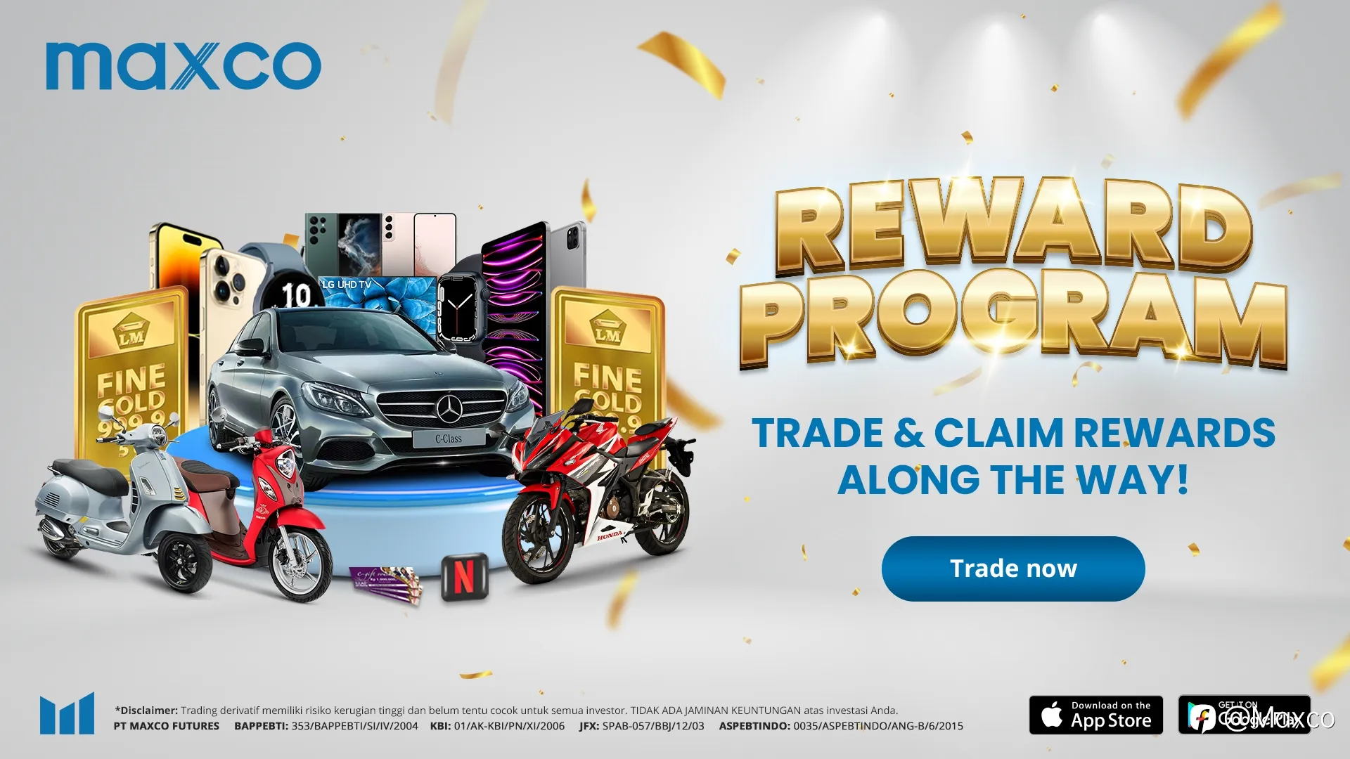 TRADE WITH MAXCO AND GET UP TO HUNDRED MILLIONS REWARDS