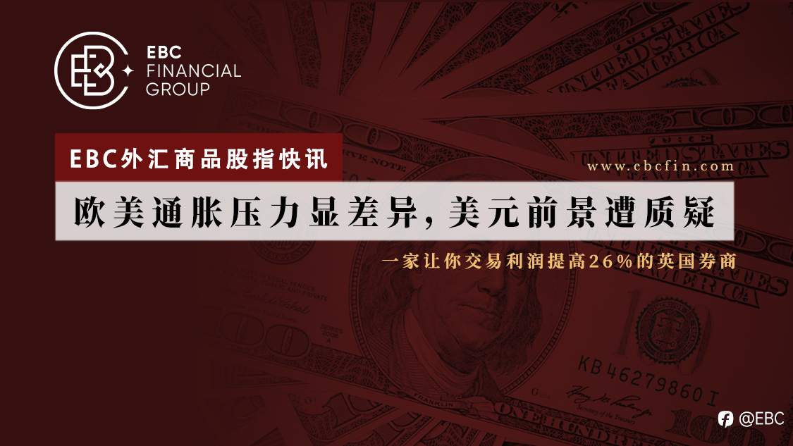 EBC外汇商品股指快讯|欧美通胀压力显差异，美元前景遭质疑