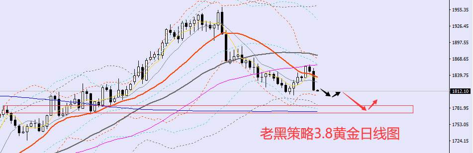 老黑策略：3.8外汇、黄金、原油分析策略