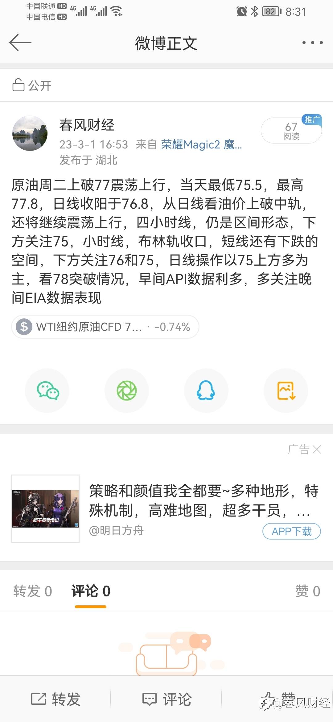 原油