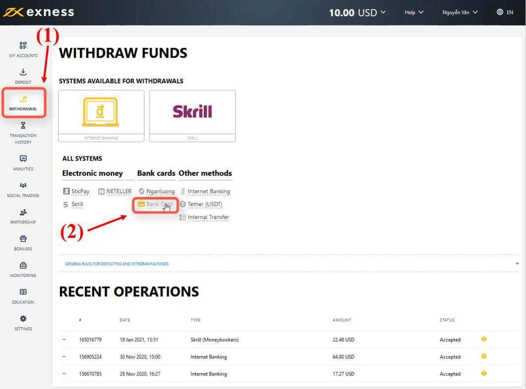 Cách rút tiền từ Metatrader 4 (MT4) chi tiết & Có tốn phí không?
