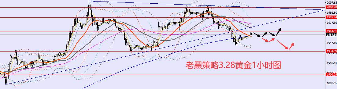 老黑策略：​3.28外汇、黄金、原油分析策略