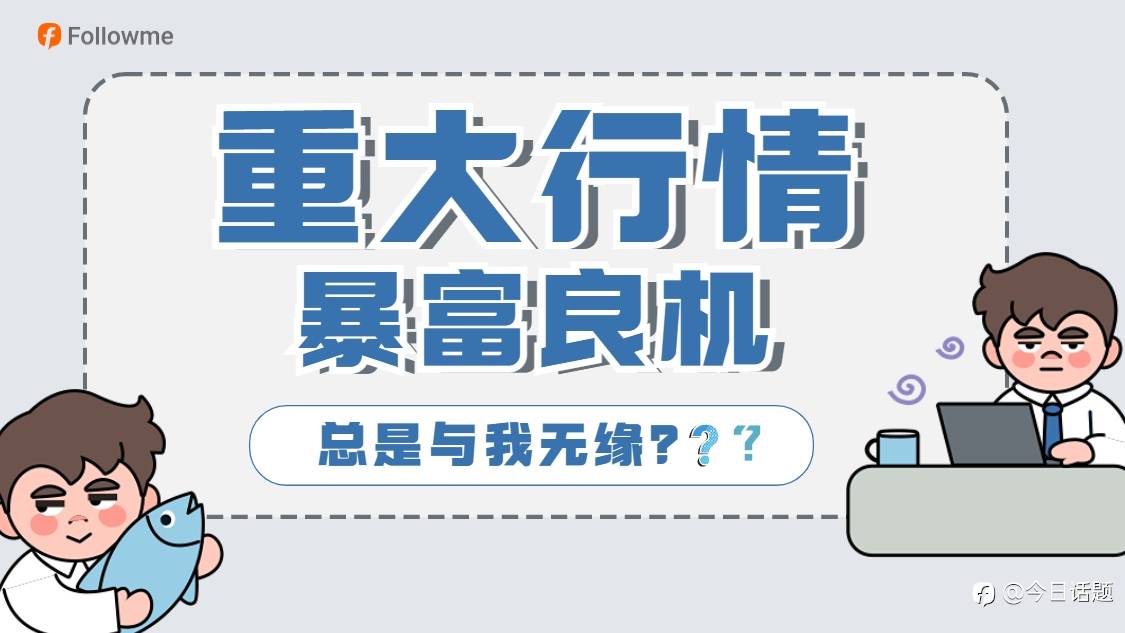 【悬赏问答】重大行情,你为什么总是错过?