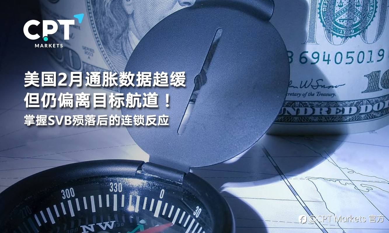 CPT Markets：美国2月通胀数据趋缓但仍偏离目标航道！掌握SVB殒落后的连锁反应
