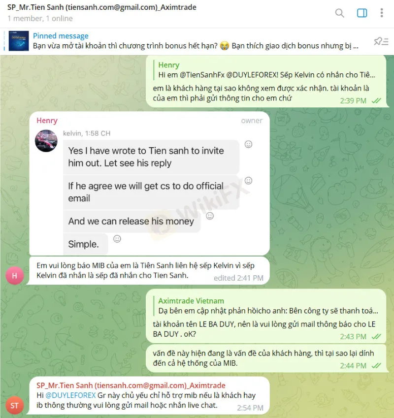 Thực hư câu chuyện một Trader không thể rút 100 nghìn USD từ sàn AximTrade - WikiFX Cảnh báo lừa đảo