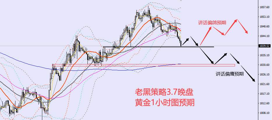 老黑策略：3.7晚盘外汇、黄金、原油分析策略